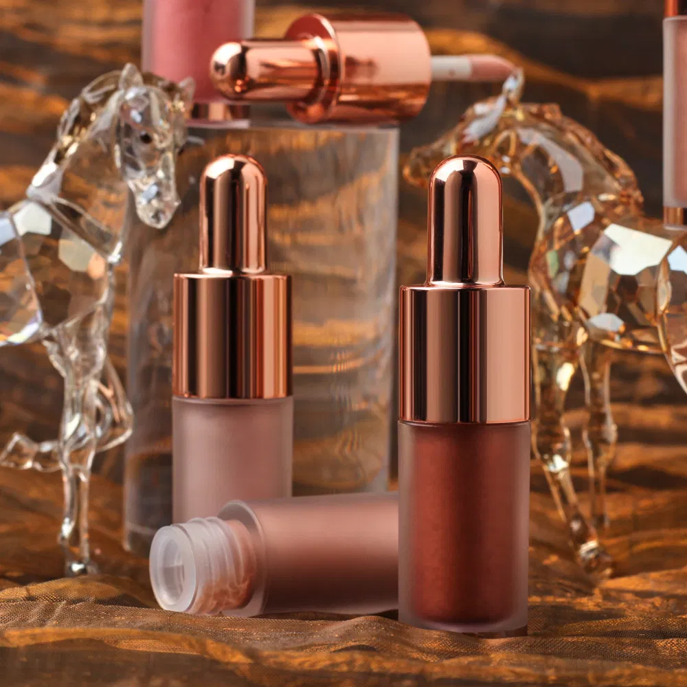 Long Lasting Makeup High Shine Shimmer Illuminator Bronzing Liquid Highlighter Eyeshadow