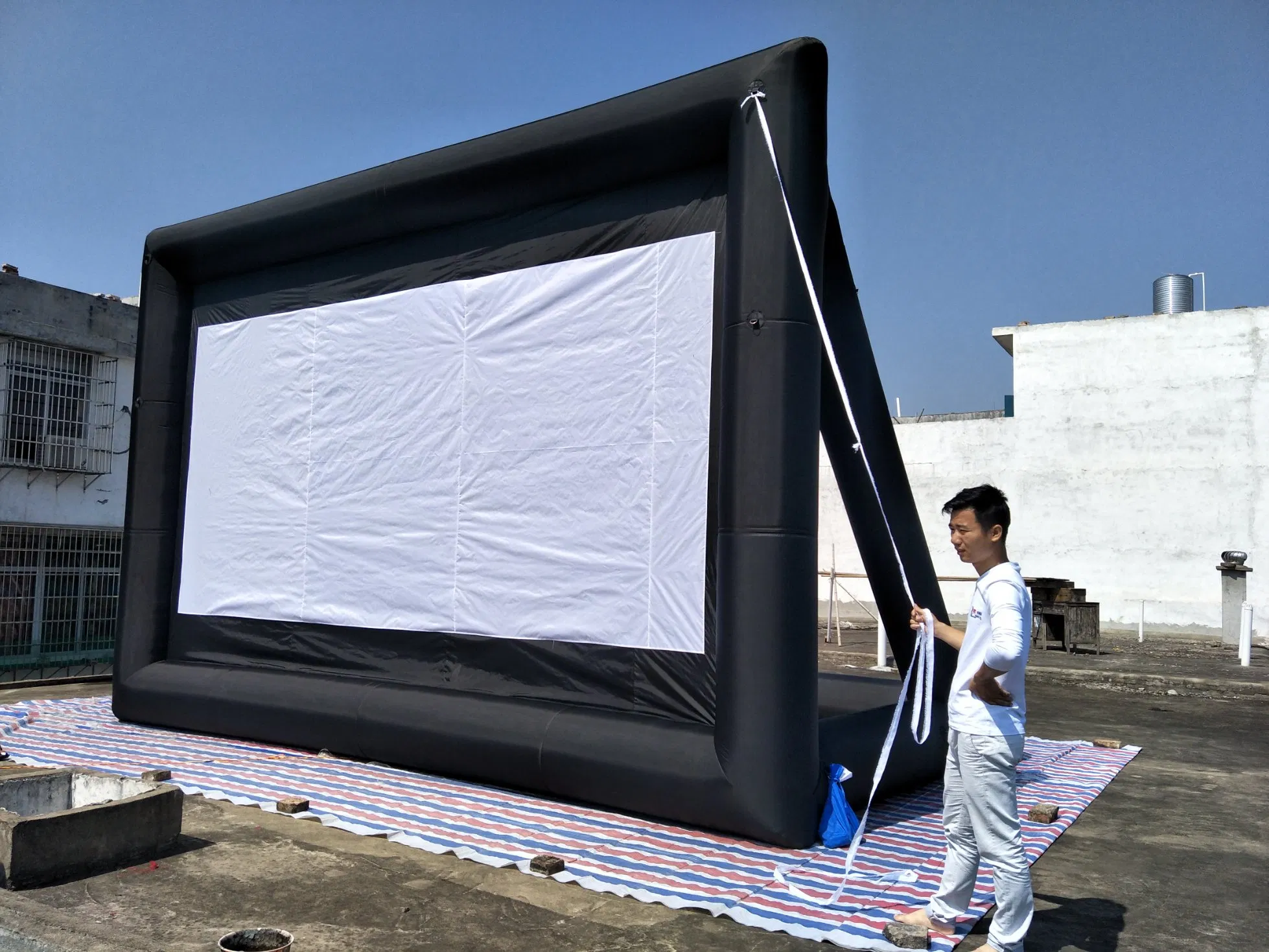 Outdoor Inflatable Movie Screens Customized Inflatable Projection Screens