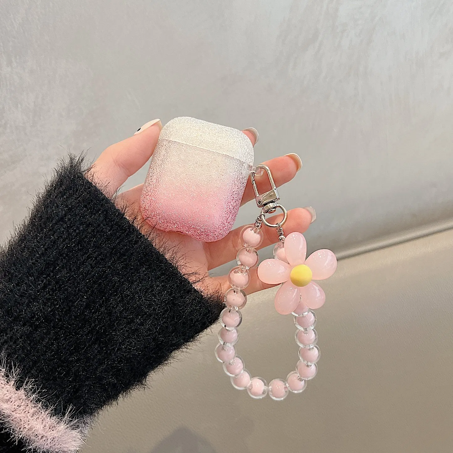 Чехол для наушников Air PRO 2 с градиентом из стеклянных бусин