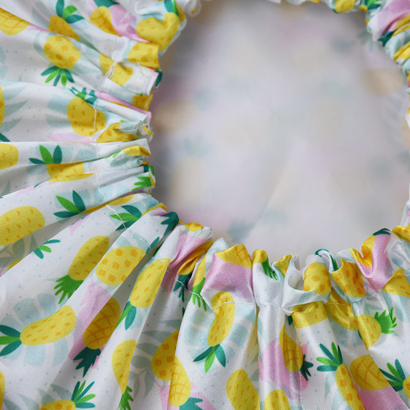 Customized Shower Cap Waterproof 2 Layer Reusable Bath Shower Cap