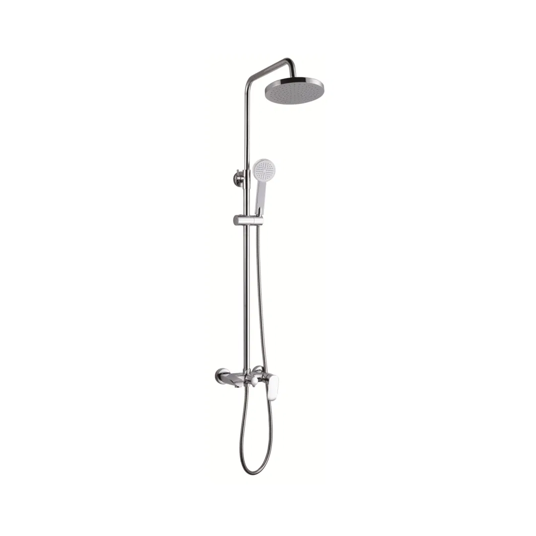 Stainless Steel SUS304 Bathroom Faucet Rainfall Shower Set for Water Heater Brushed Nickel Shower Faucet Tap for Bathroom