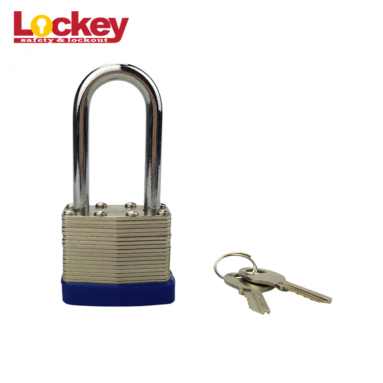 25mm Industrial Steel Shackle Laminated Safety Padlock