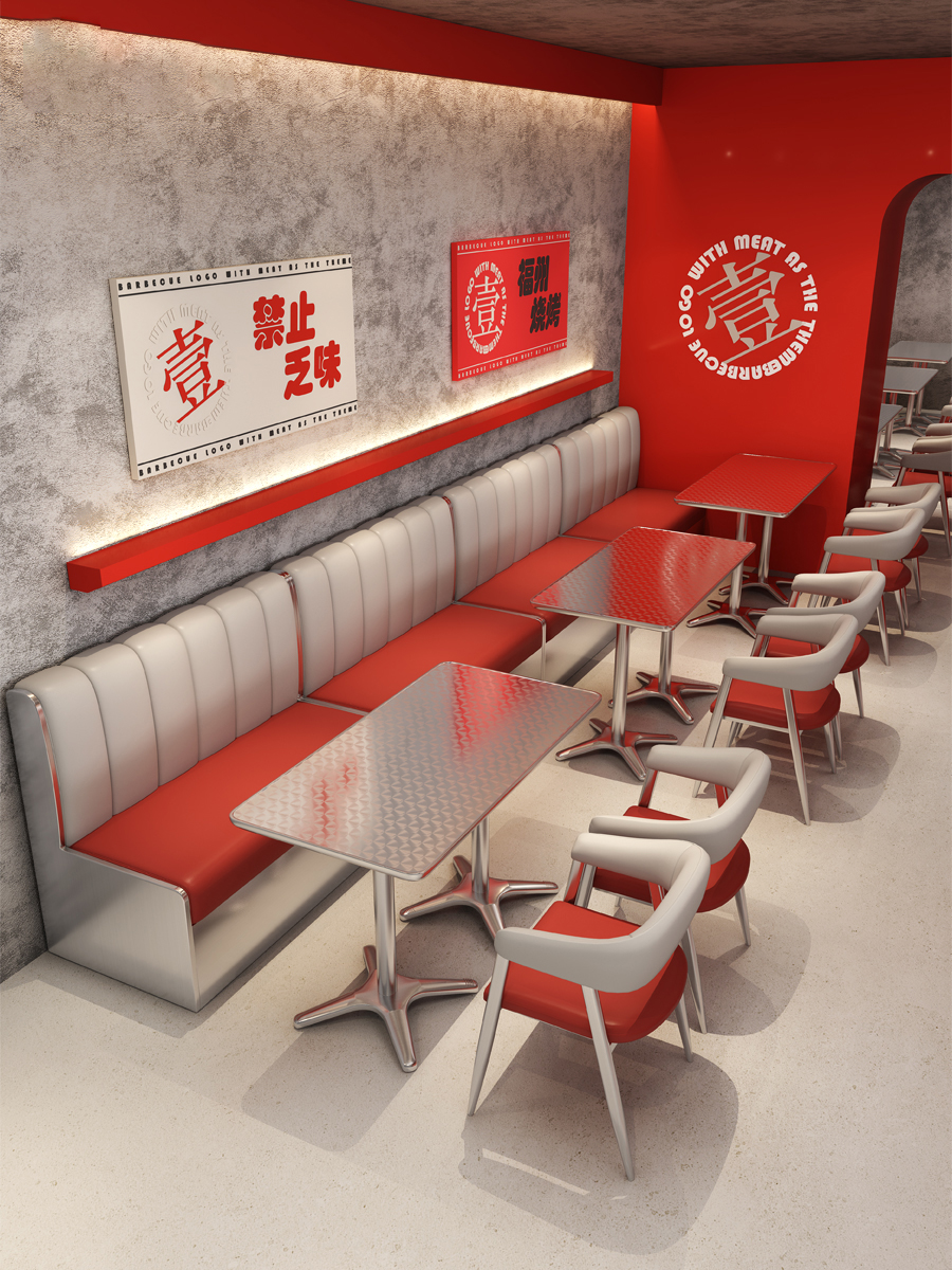 Мебель для ресторана металл нержавейка диван стол регулируемая