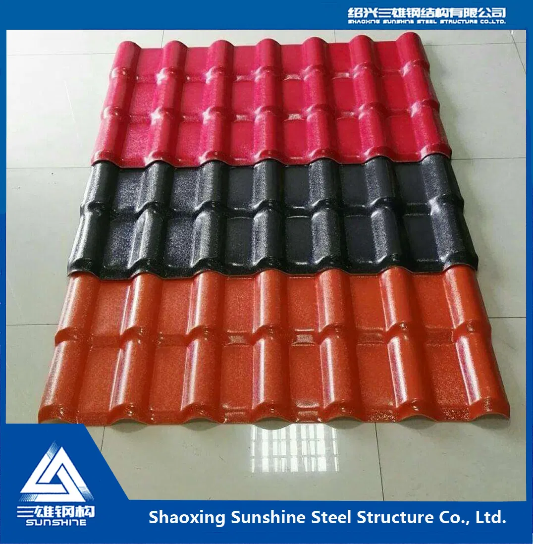 Apvc Anti-Corrosive Composite Roof Tile for Villa