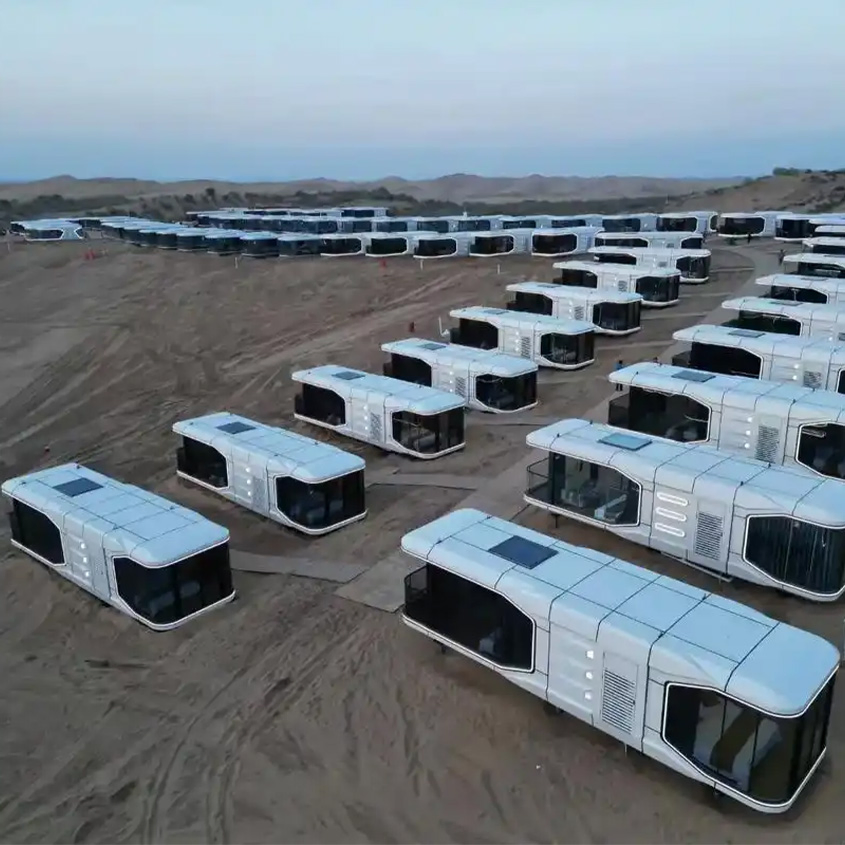 Modern Luxurious Space Capsule with Intelligent Control System Camping Capsule