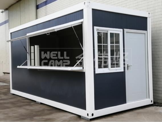 20FT Portable Cabin Prefabricated Flat Pack Container Shop Container House Factory Price