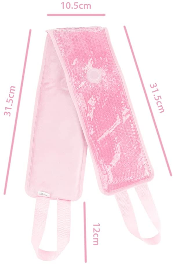 Reusable Neck Cold Pack with Soft Plush Backing for Neck Pain Relief
