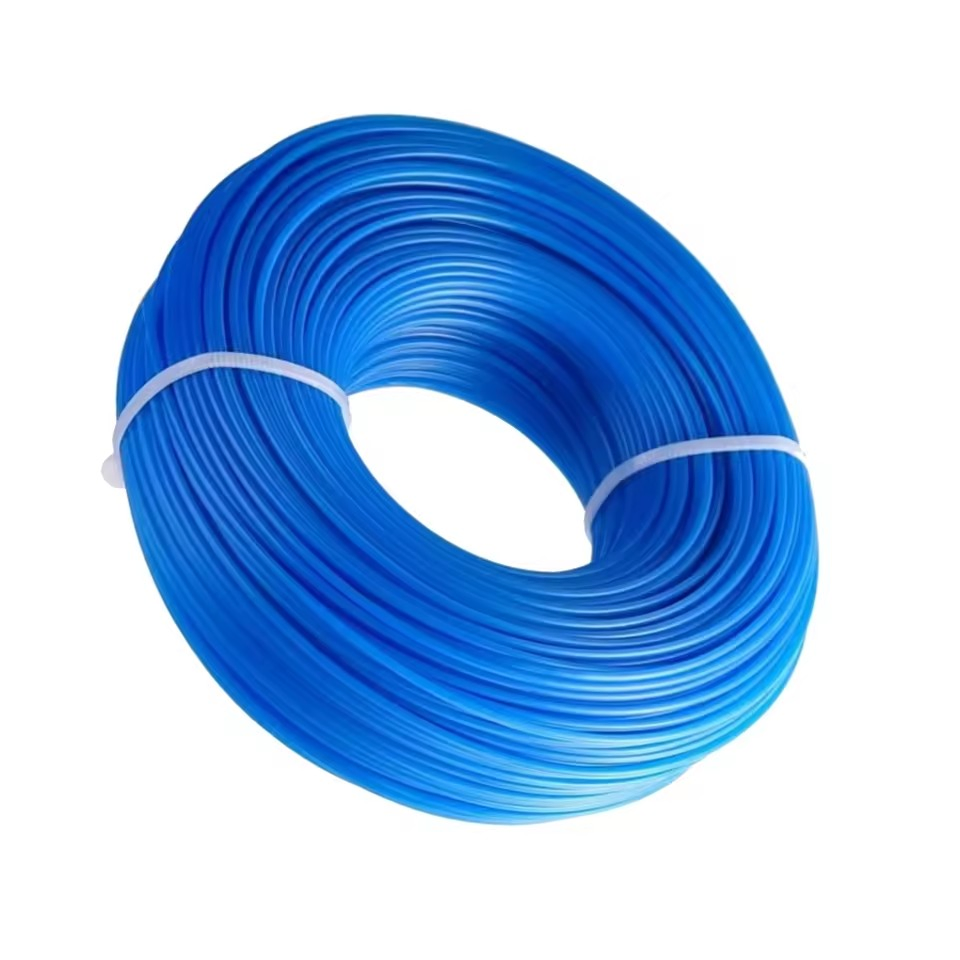 Diameter 2.4mm 2.7mm 3mm Length 5m 10m 15m Nylon Spiral Grass Lawn Mower Brush Cutter Rope Trimmer Line