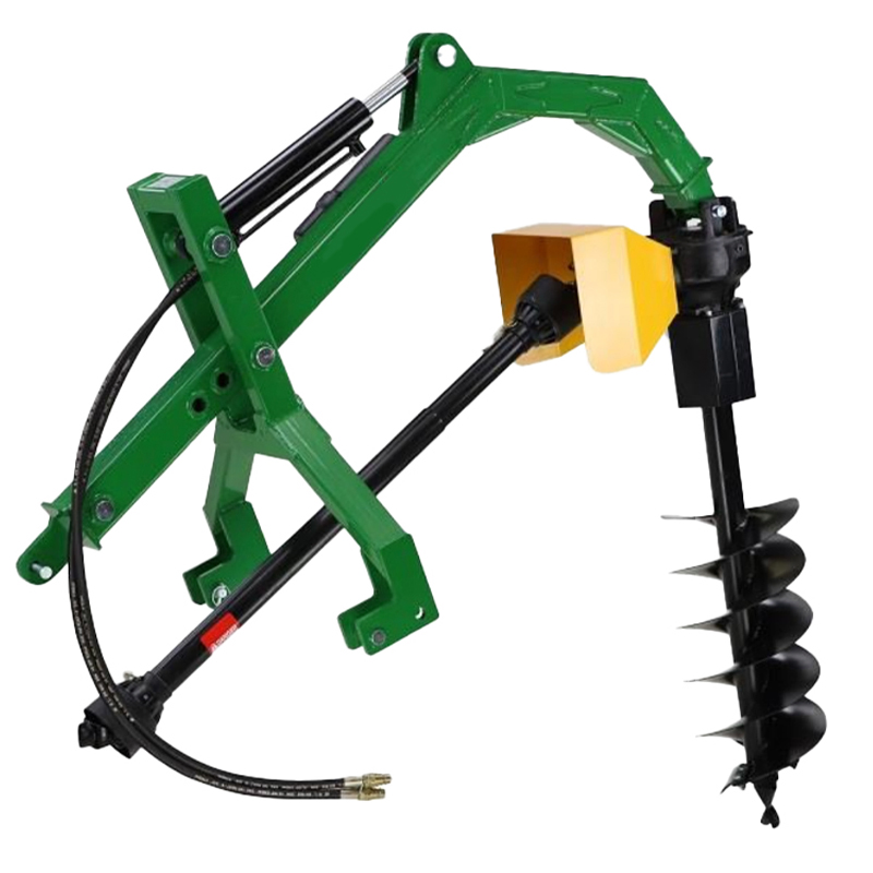 Agricultural Equipment 3 Point Linkage Earth Auger Tractor Rear Mounted Post Hole Digger for Soil Boring