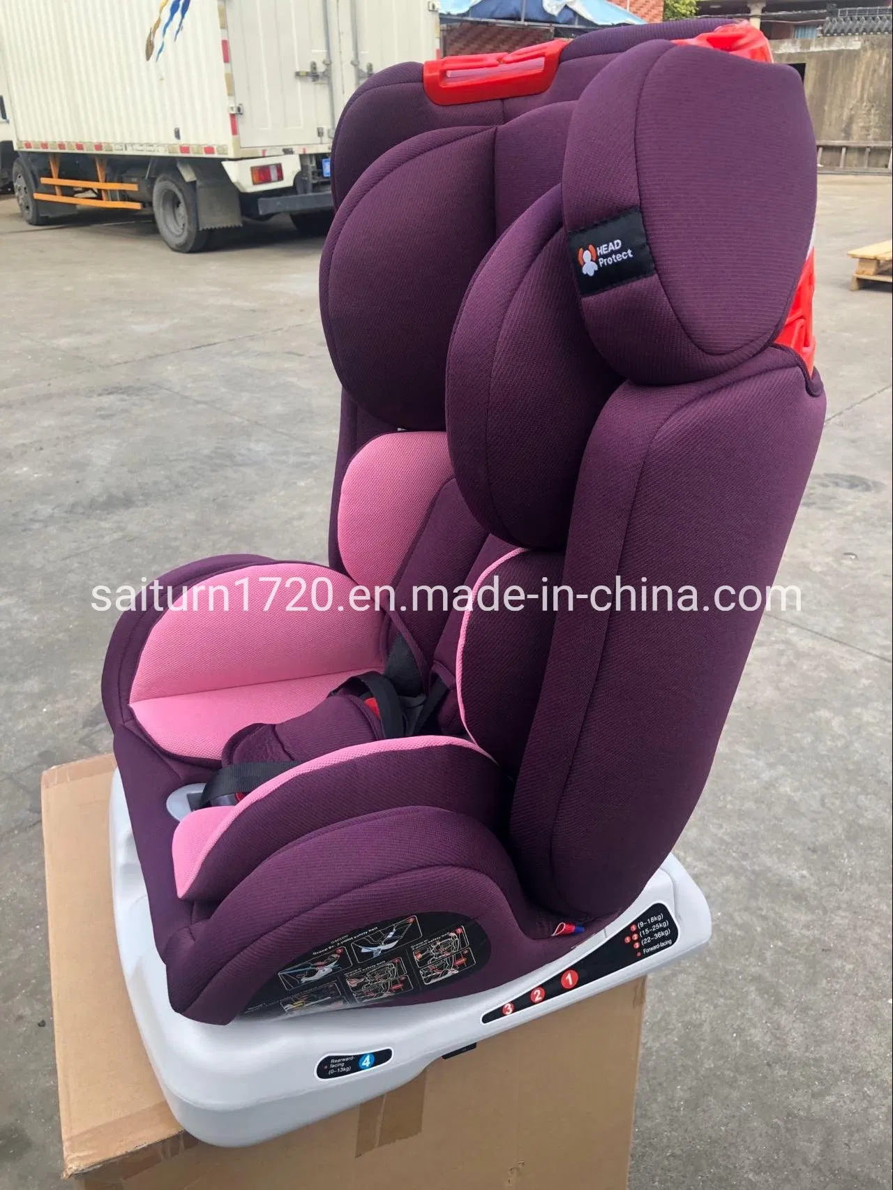 0-36kgs Baby Car Seat for Child From 0-12years with Ecer44/04 Certificate