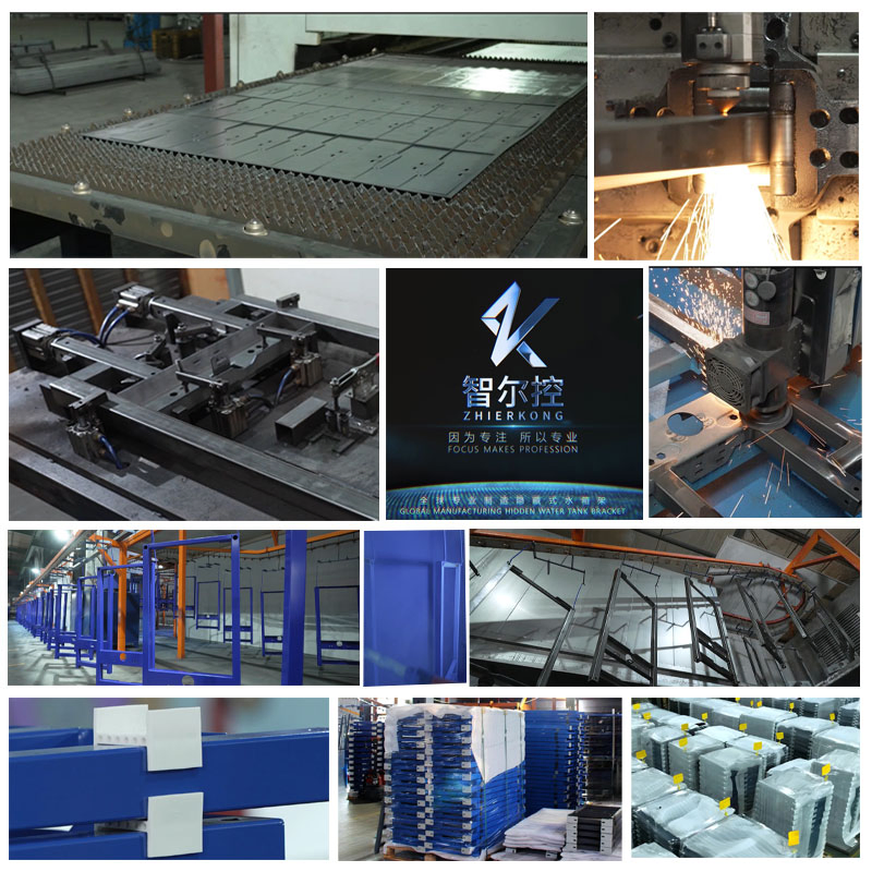 Sanitary Ware in Wall Hidden Toilet Water Tank Customizable