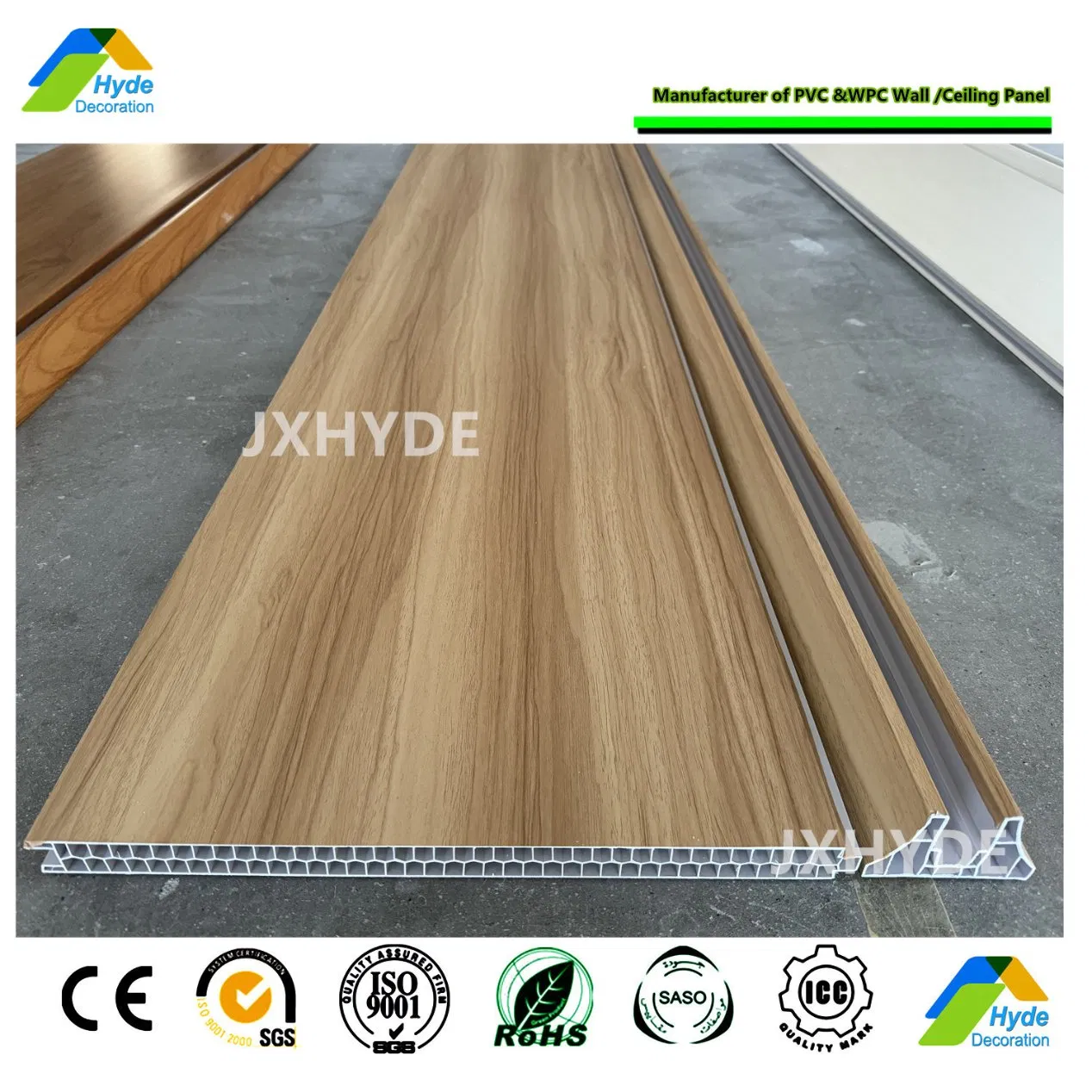 Soundproof 26mm Thickness Easy Installation PVC Partition Wall Panel