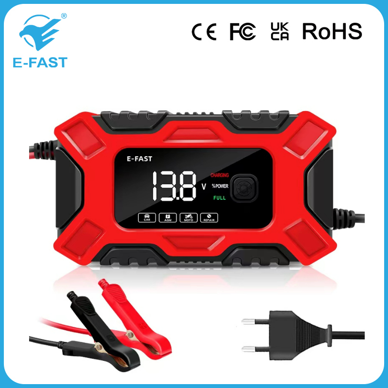 12V 6A Full Intelligent Quick Charging Car Battery Charger