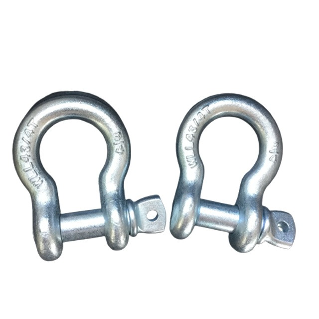 Colorful Galvanized Us Type G210 Heavy Duty Large Bow Lifting Chain Shackle Suppliers