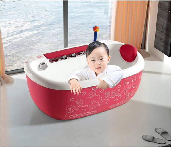 Детская ванна с пузырьками и гидромассажем