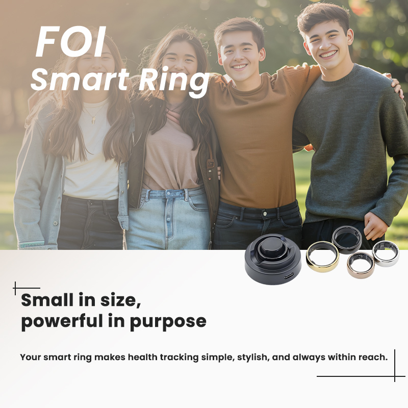 Electronic Smart Ring Ios Custom Wearable Sleep Health Monitor Device