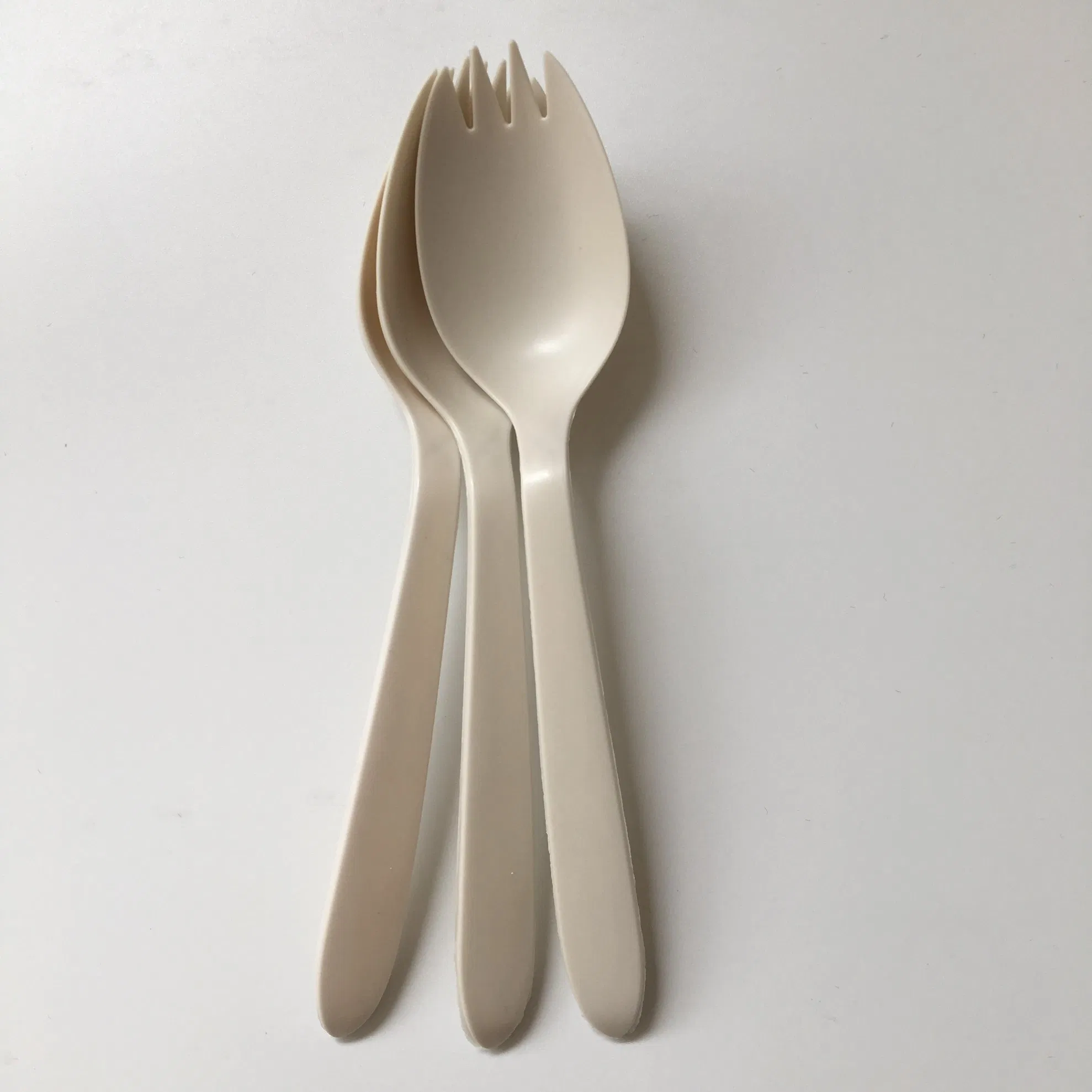 Party Cake Baking Biodegradable Cutlery Eco Friendly Disposable Spork Fork and Spoon Tableware