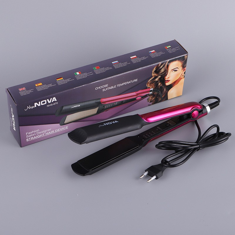 Negative Ion Electric Splint for Straightening Large Curls