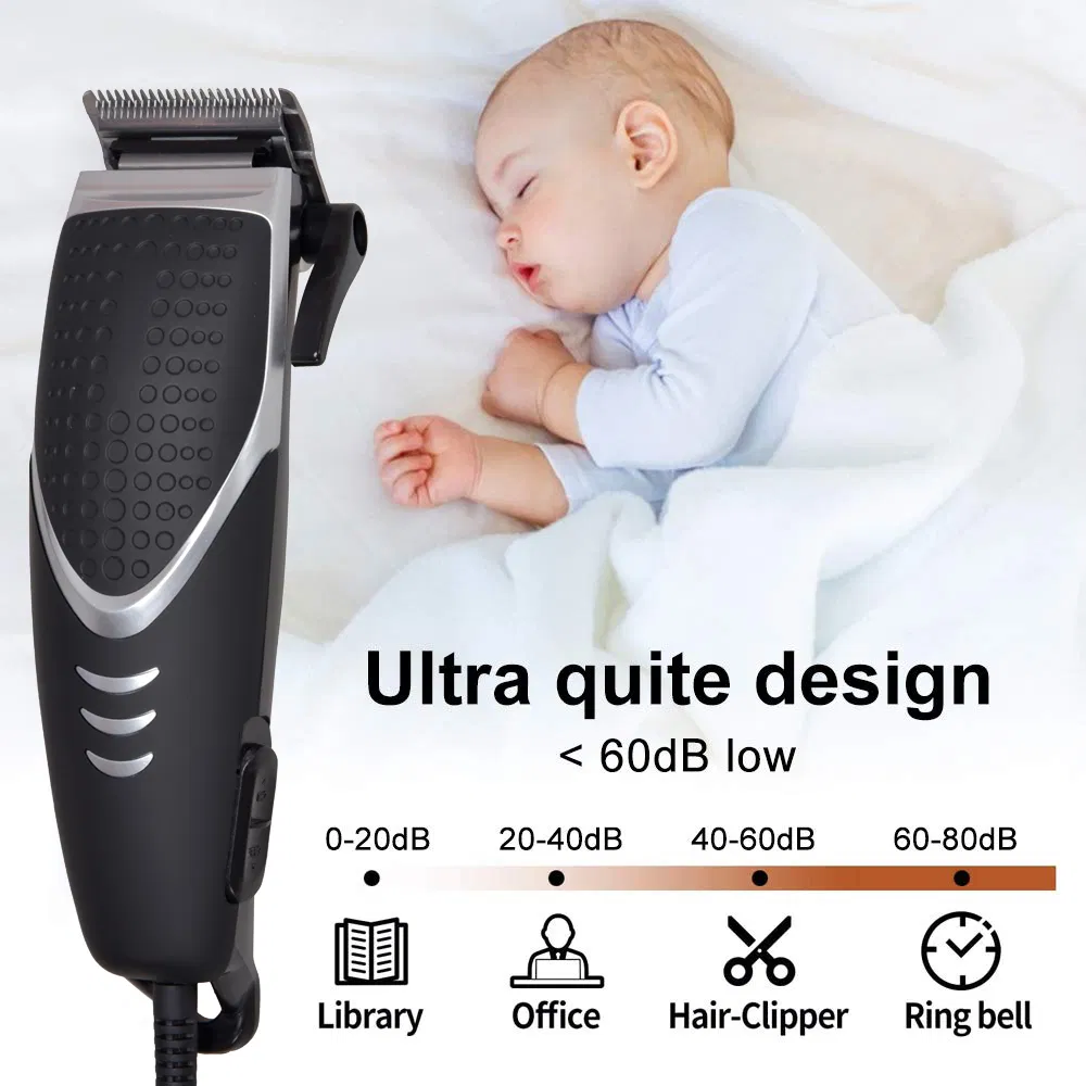 Salon AC Adjustable Blade-Lever Electric Hair Trimmer Clipper
