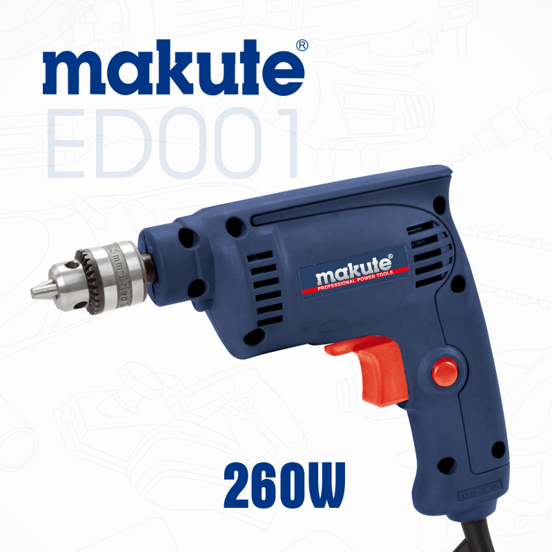 Мини-дрель Makute ED001 260Вт, 6.5мм