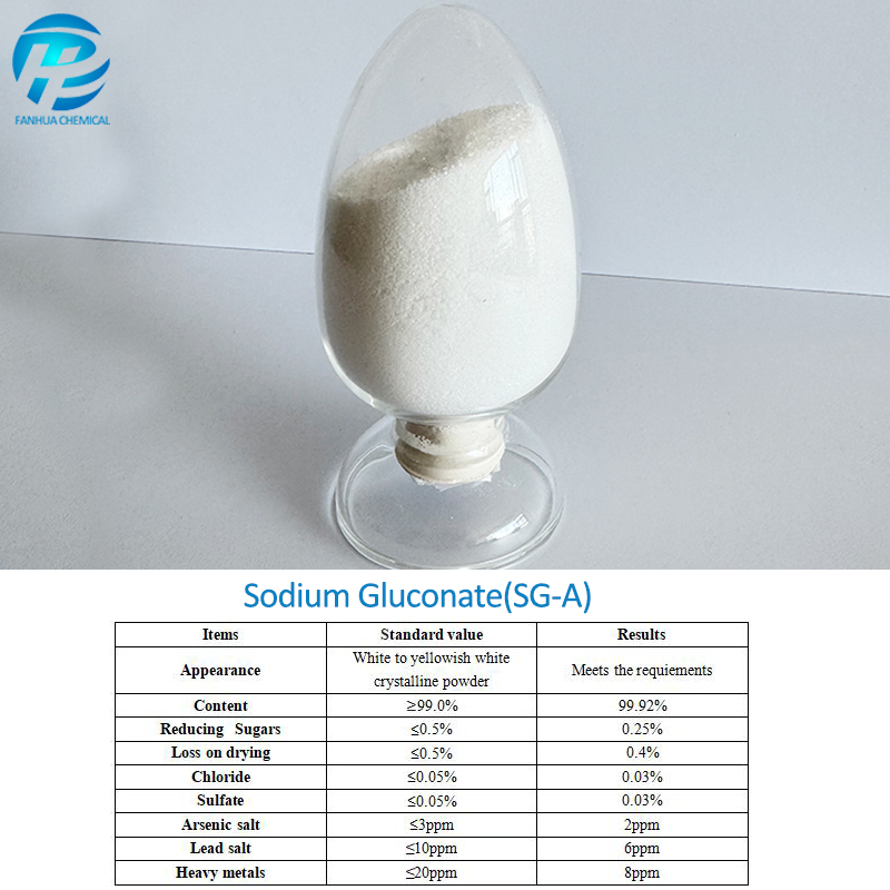High Performance Sodium Gluconate Retarder for Building Site Concrete and Mortar