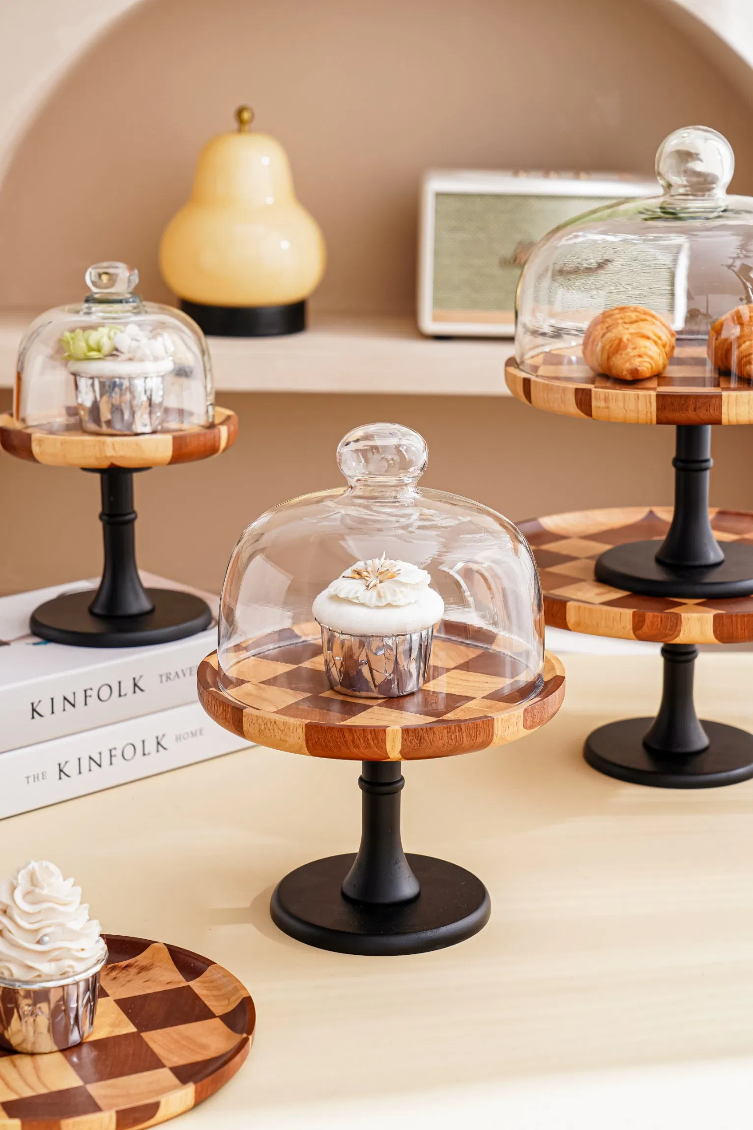 Multi-Tier Dessert Rack for Elegant Presentation of Cakes and Pastries
