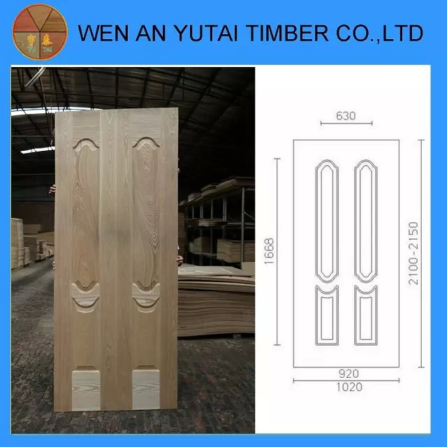 3mm Cherry Veneer Face HDF Door Skins