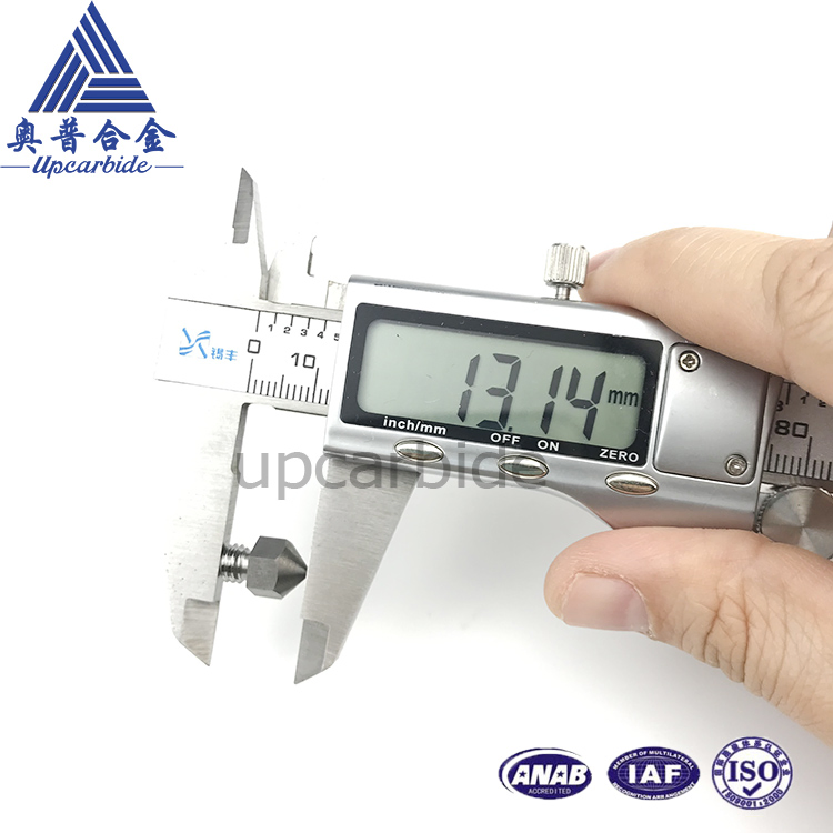 3D 0.4mm Orificial M6 Customize Tungsten Carbide Steel Nozzles