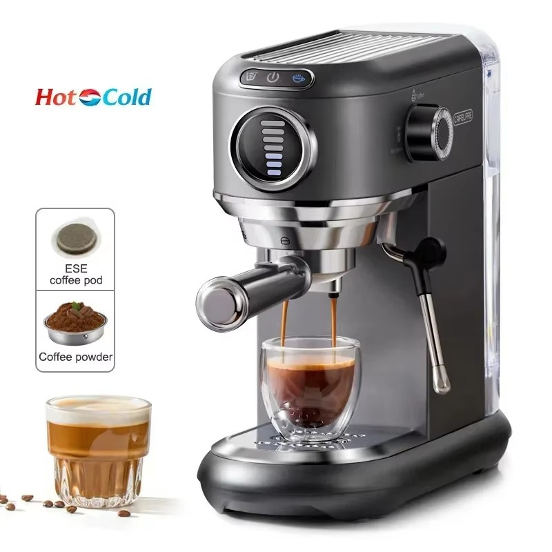 19bar Italian Espresso Machine Small Semi-Automatic for Household Use