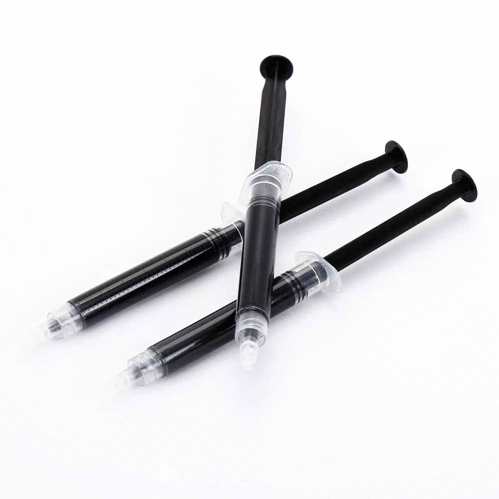 High Quality Custom Portable Bleaching Vegan Pap Charcoal Gel Teeth Whitening Pen