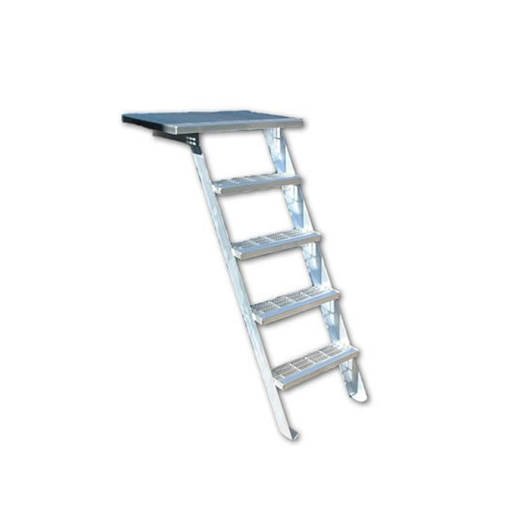 Customized Aluminum Alloy Portable Ladder Platform System for Truck & Trailer