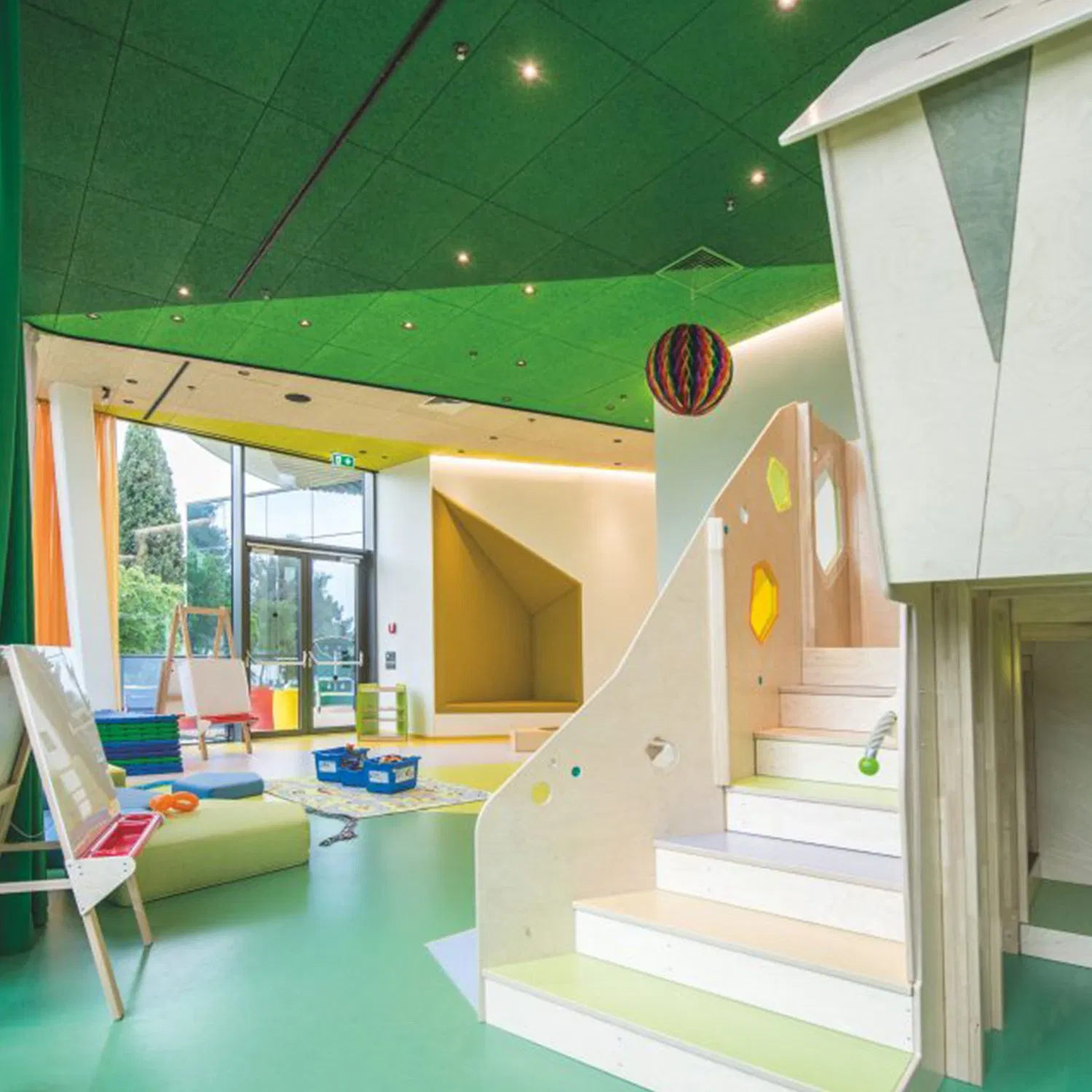 Art Panel 3D Wall Felt Sound Insulation Decorative Hexagonal Polyester Fiber Office Felt Sound Absorption Board