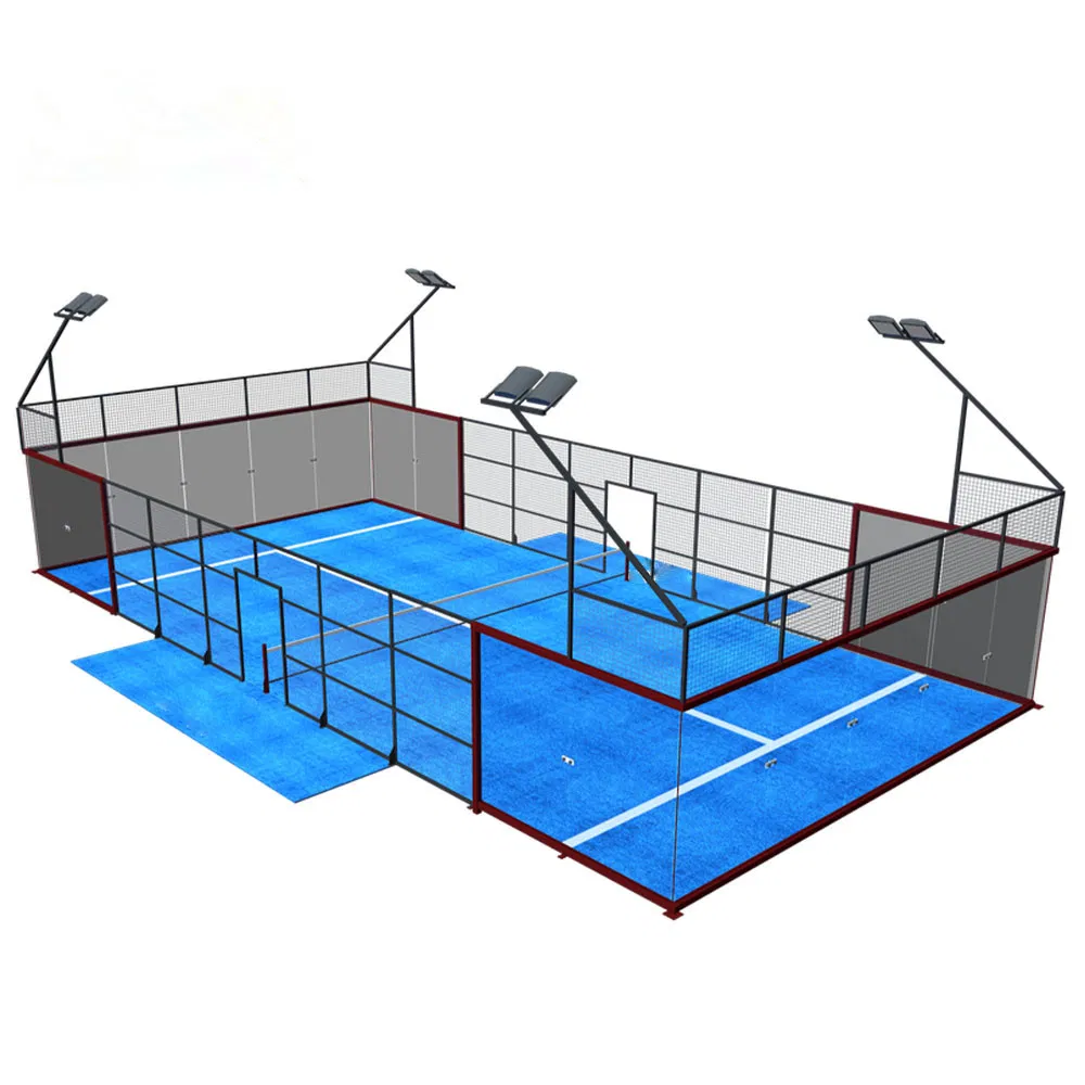2025 Hot Selling Panoramic Padel Court Outdoor Padel Tennis Court for Sale Buy Padel Court