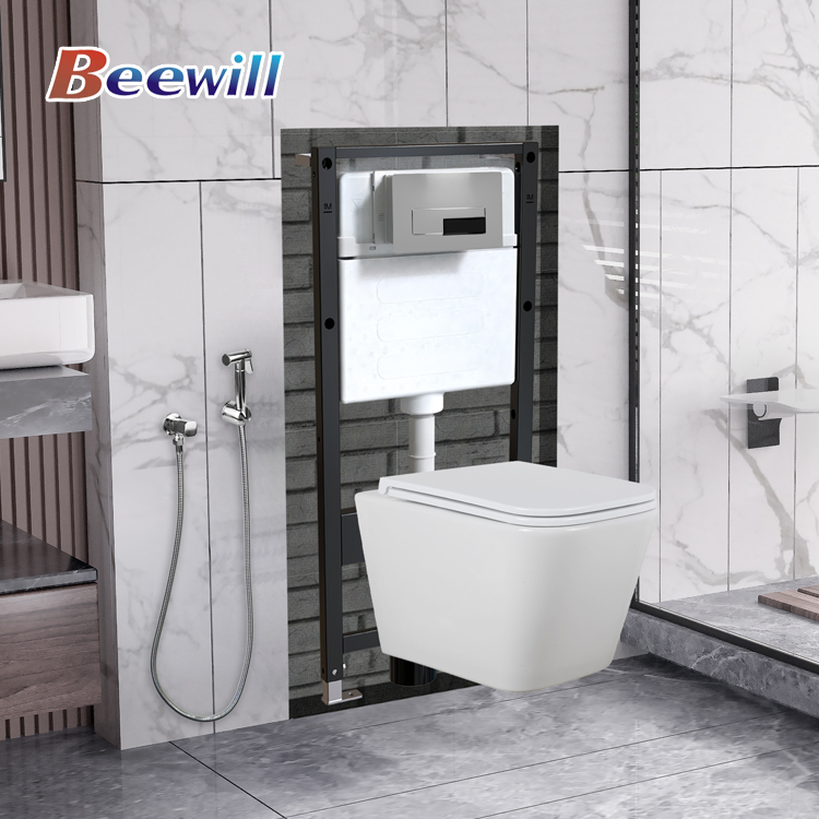 One Stop Service Concealed Cistern Wall Mounted Toilet Bidet Sanitary Ware