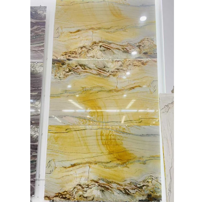 Premium Quality Exquisite Rainbow Marble Slab for Upscale Home Decor Modern Marble Decor