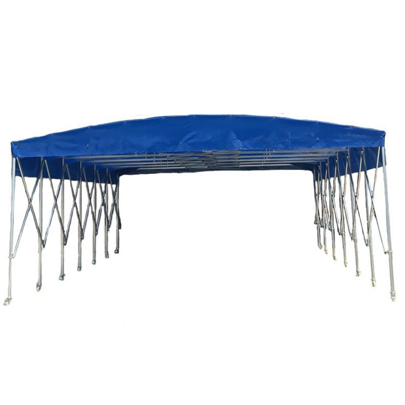 Heavy PVC Push-Pull Canopy for Industrial Warehousing