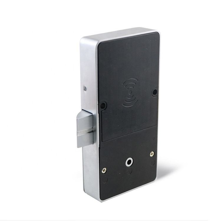 High Quality Matte Chrome Showcase Electronic RFID Card Electric Glass Cabinet Lock