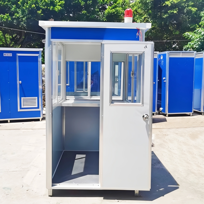 Factory 1.5m/2m/2.5m Outdoor Steel Frame Modular Mobile Modern Portable Prefab Sentry Kiosk for Prefabricated Booth Security Guard House