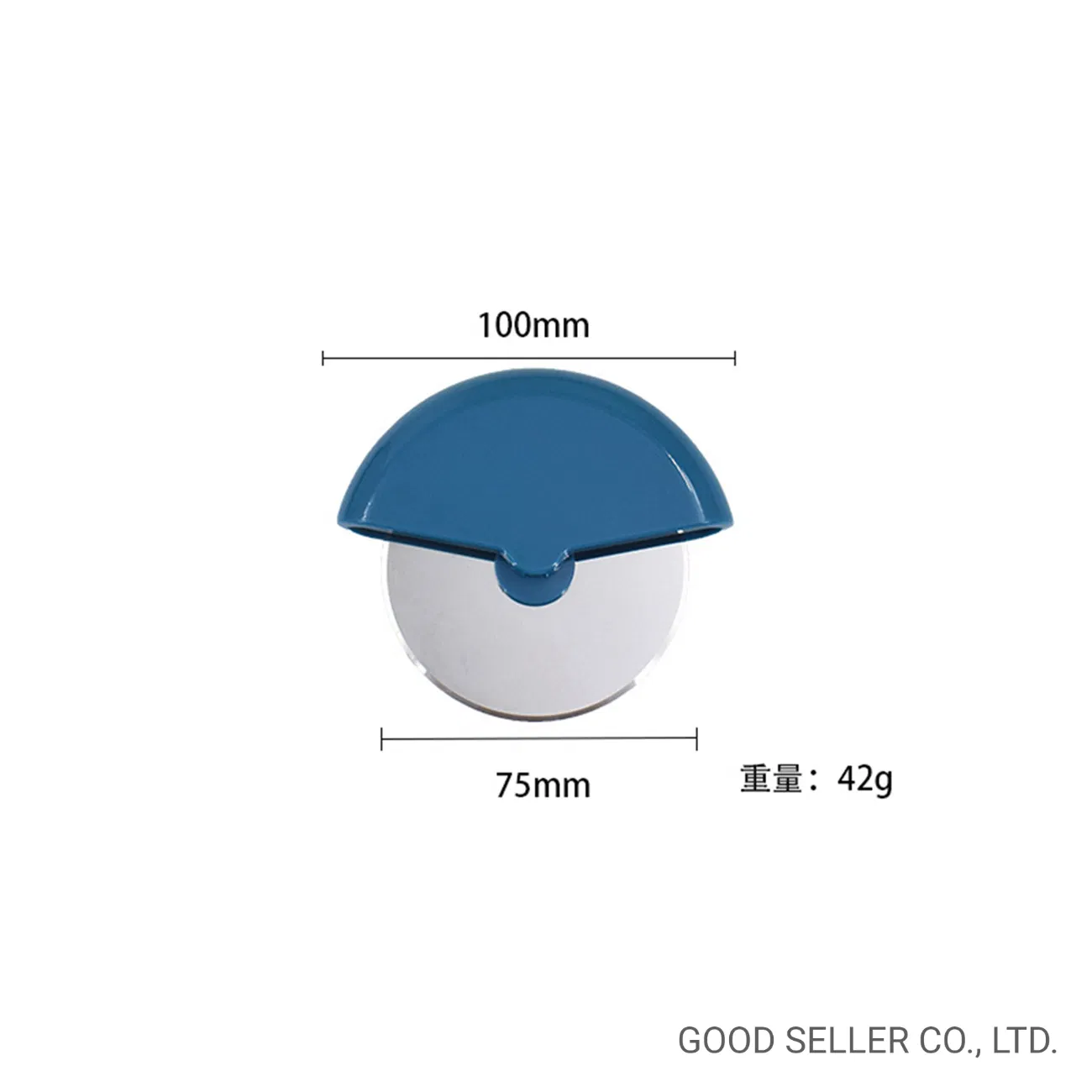 Нож для пиццы из нержавеющей стали, 4 дюйма