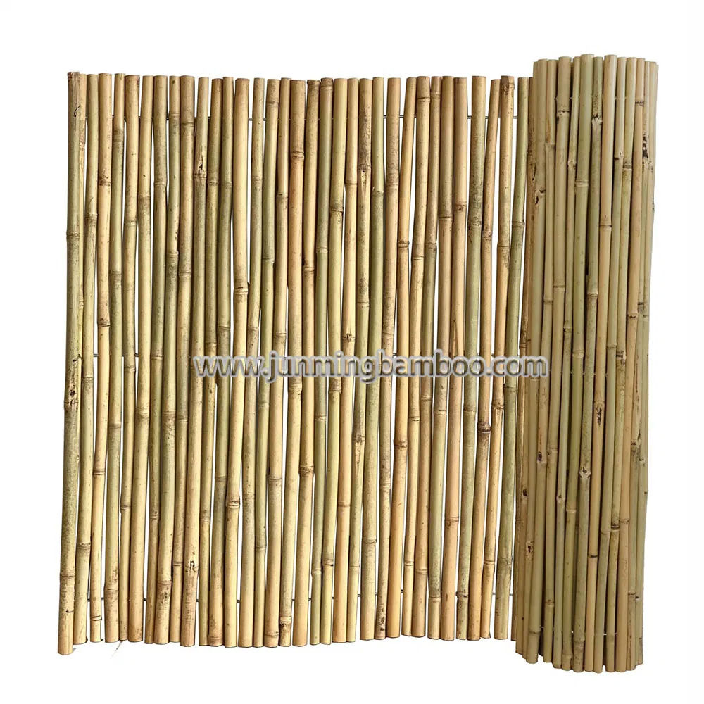 Wholesale Factory Price Bamboo Fence Bamboo Bunch Fence Natural Materials Solid Backyard Garden Privacy Fences