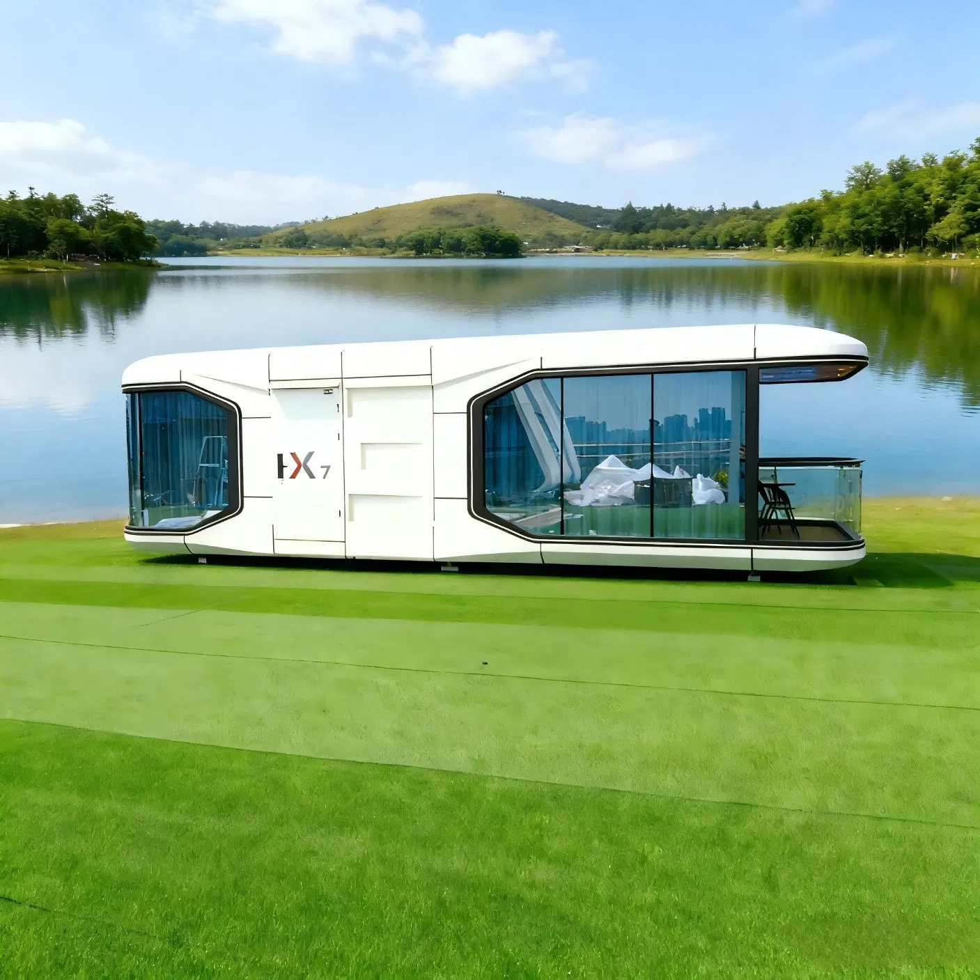 Prefabricated Luxury Villa Prefab Capsule Vessel House Space Container Portable House