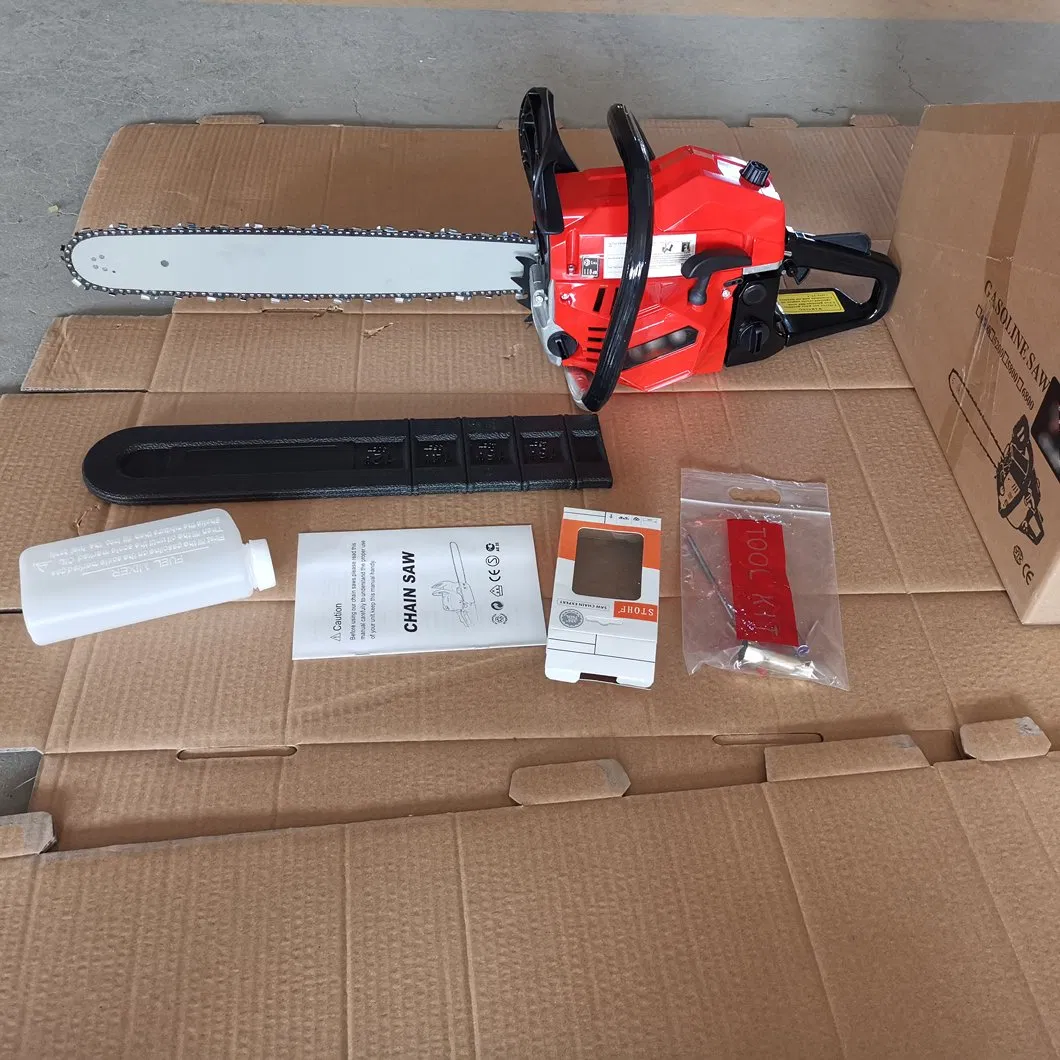 Gasoline 2-Stroken Chainsaw 58cc 3.4HP 22 Inch Bar Fucking Machine