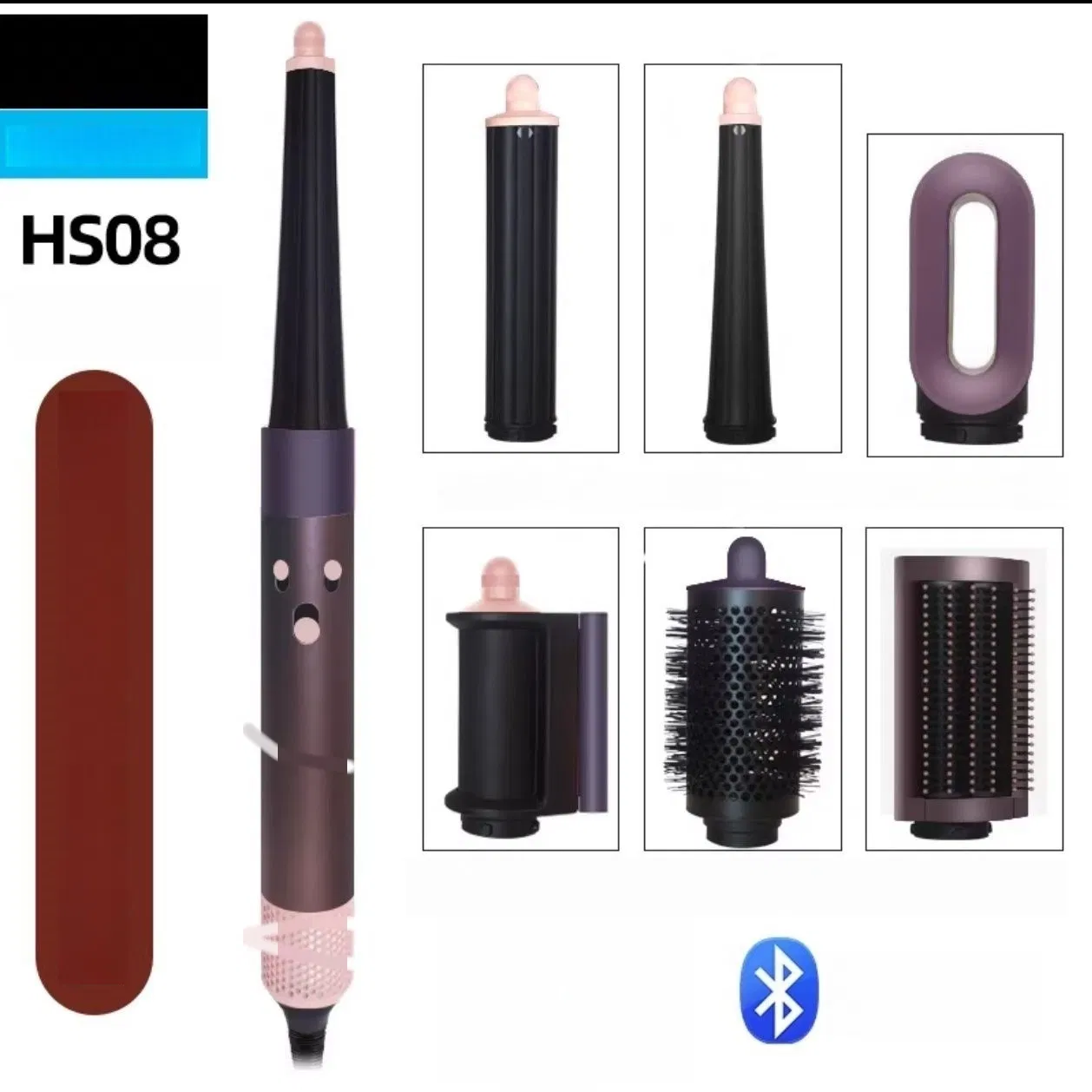 HS08 Bluetooth Multifunctional Hair Curling Iron