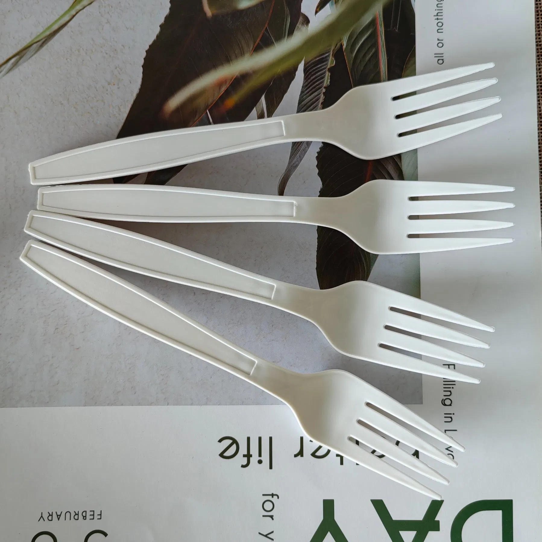 Best - Selling Eco Friendly Cutlery Set Disposable Biodegradable Tableware Psm Spoon Knife Fork