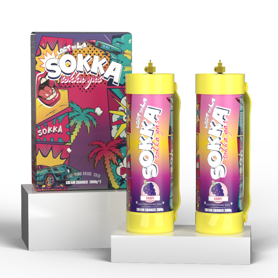 Sokka Export Quality Custom Branding Bulk Selling Whipped Cream Charger