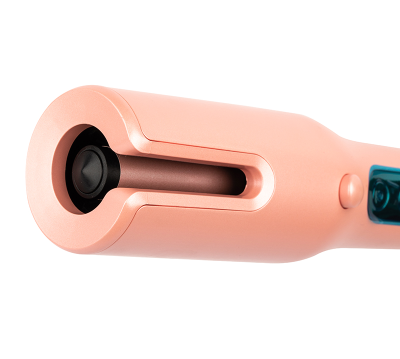 LCD Cordless Automatic Hair Curler Portable Wireless USB Rechargeable Curling Iron Ceramic Curler Wand Auto Rotating Styling Tools