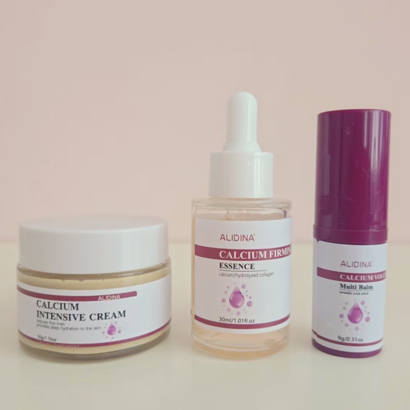 Calcium Facial Serum Cream Set Skin Barrier Repair Calcium Skincare Skin Daily Moisturizing Firming Elasticity All Skin Types G