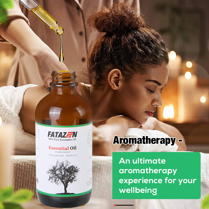 Natural Organic Body Care Stress Relief Anxiety Relaxation Eucalyptus Massage Essential Oil