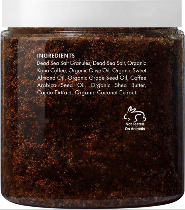 Customized 100% Natural Organic Skin Care Arabica Cof Fee Body Scrub for Stretch Marks, Acne & Cellulitepure