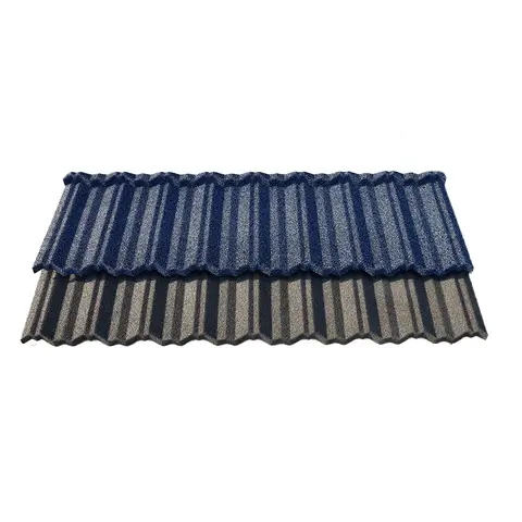 Stone Coated Metal Roof Tiles Weather Resistant Galvanized Building Material Roofing Tile
